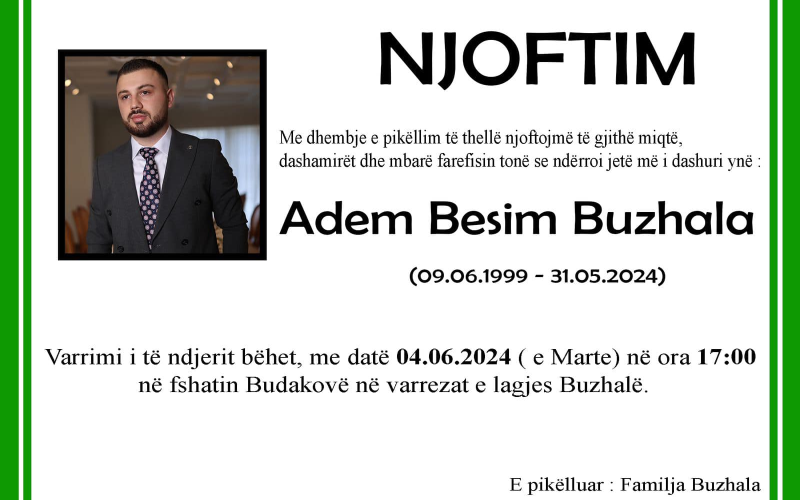 Nesër i jepet lamtumira e fundit mërgimtarit nga Kosova që humbi jetën tragjikisht në aksident ditë më parë