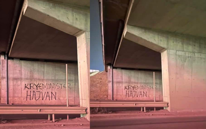 “Kryeministër hajvan” – shfaqen sërish grafite në Prishtinë