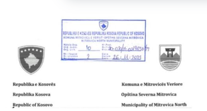 Tërhiqet Lista serbe – Ftesa për mbledhje në komunën e Mitrovicës së Veriut tash me emrin “Republika e Kosovës“