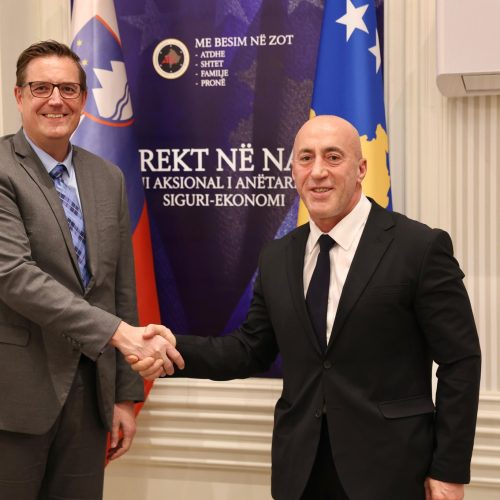 Haradinaj takon ambasadorin e ri të Sllovenisë në Kosovë, flasin për zhvillimet politike