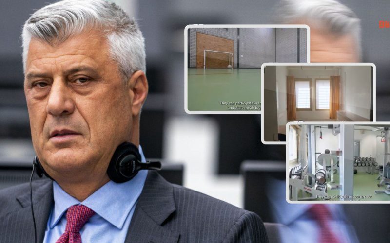 Për herë të parë Specialja publikon pamjet nga brenda burgut në Hagë ku mbahen Thaçi dhe të tjerët