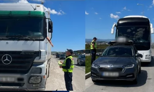 Kontrollohen mbi 5 mijë kamionë e autobusë, shqiptohen mbi 400 gjoba